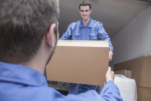 A professional team planning furniture pick-up in Dulwich