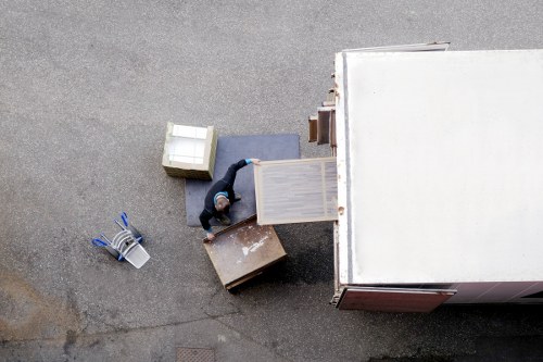 The Dulwich Man with Van participating in a local event